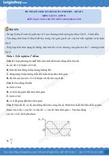 Đề thi giữa học kì 1 Vật lí 11 Cánh diều - Đề số 04